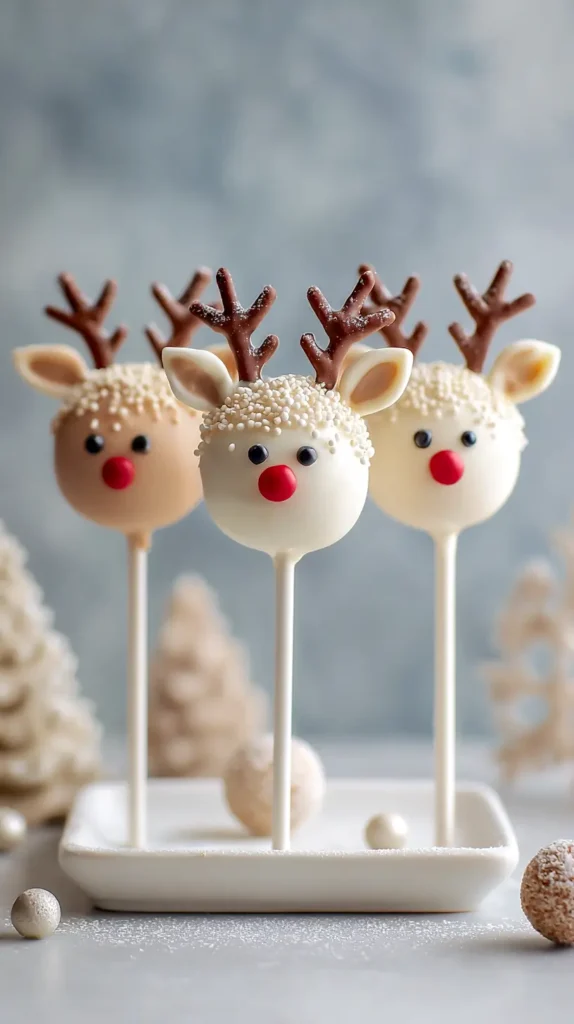 Christmas cake pops