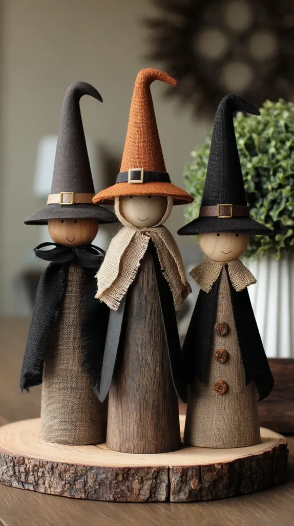 3 wooden witches