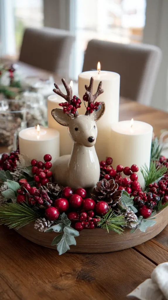 Christmas table centerpieces