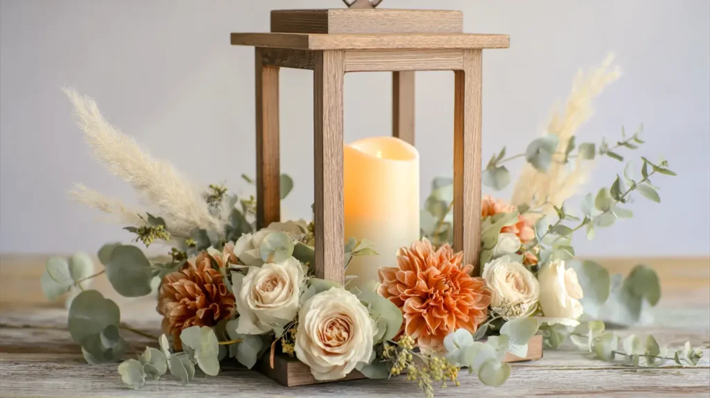 fall lantern table centerpiece