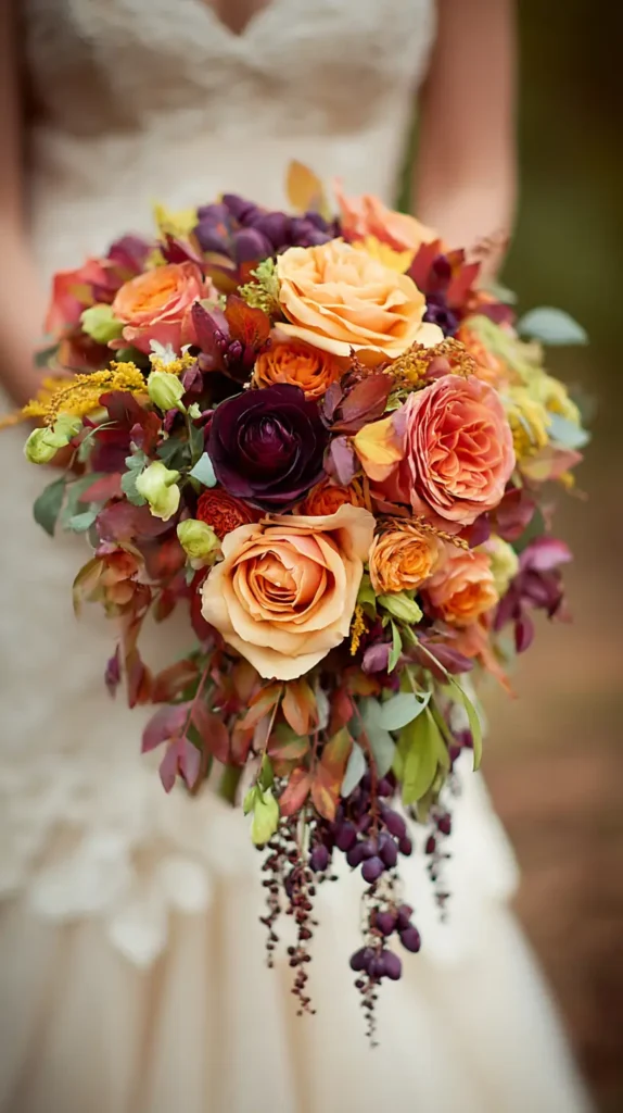 fall wedding flowers