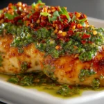 spicy pesto chicken