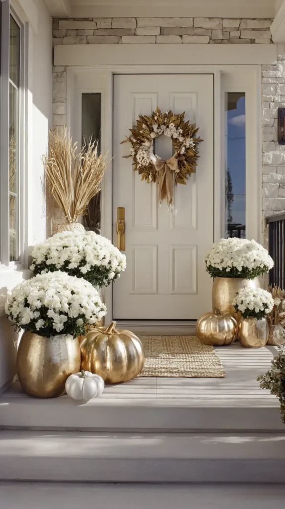 Thanksgiving front porch decor