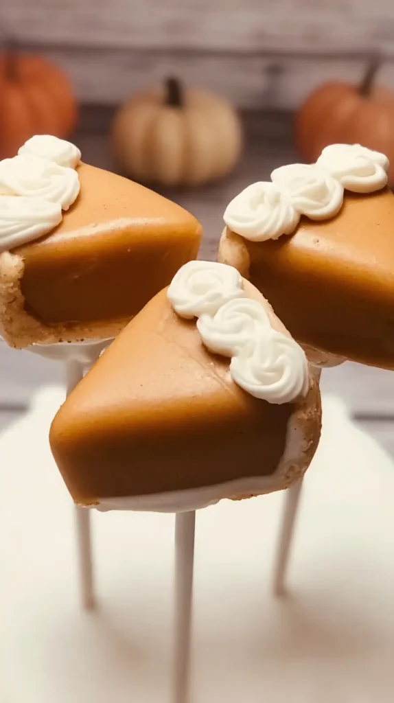 pumpkin pie pops