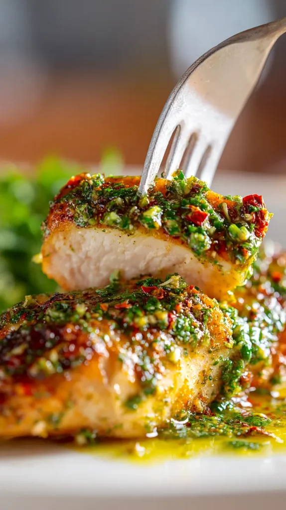 spicy pesto chicken