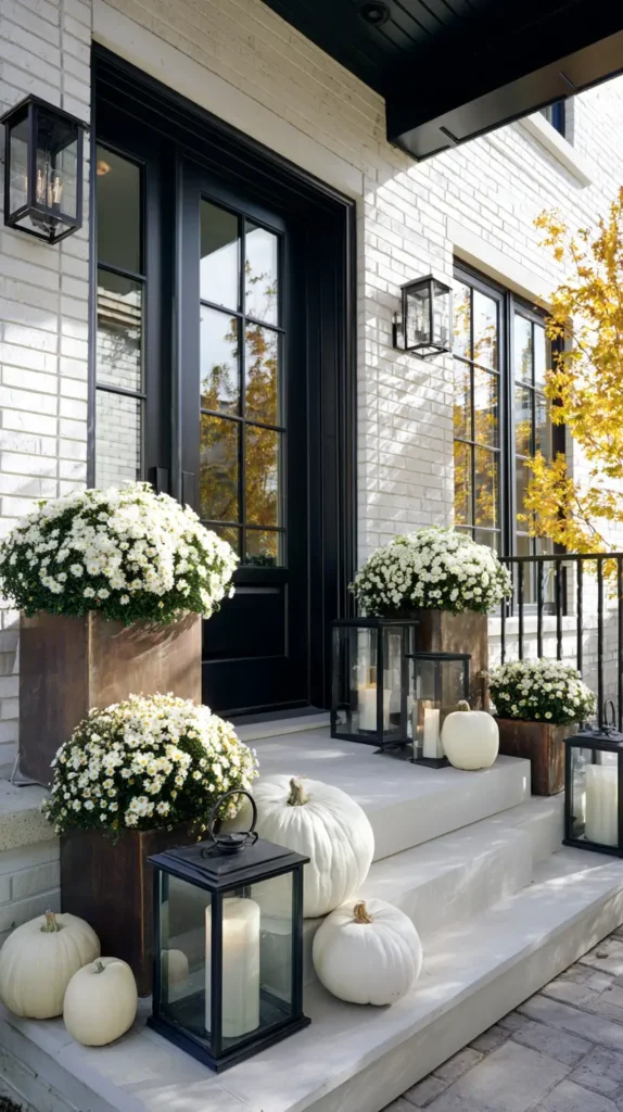 Thanksgiving front porch decor