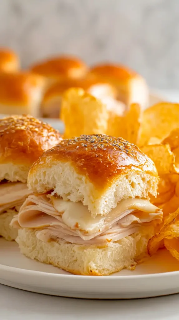 turkey sliders and chips