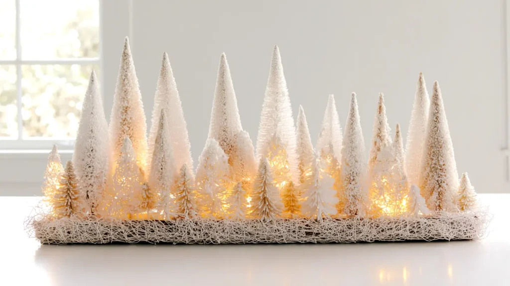 Christmas centerpiece, trees