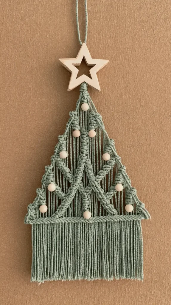 hanging crochet tree