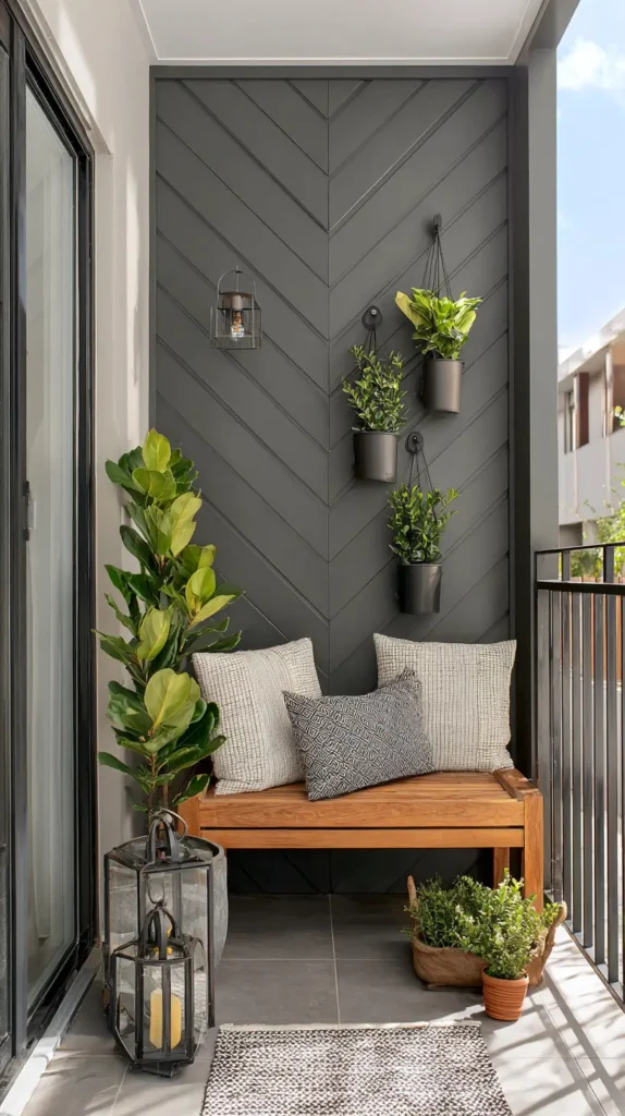 front porch nook, possibly on a balcony