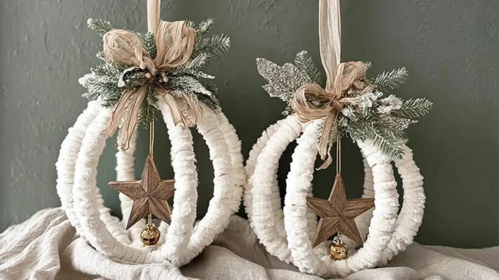 christmas craft, large ornament balls