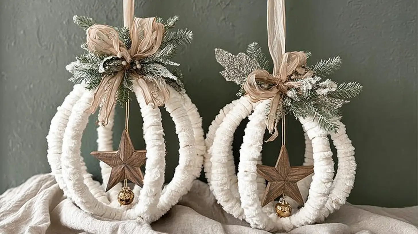 christmas craft, large ornament balls