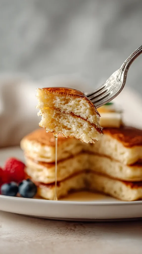 gluten free pancakes with berries