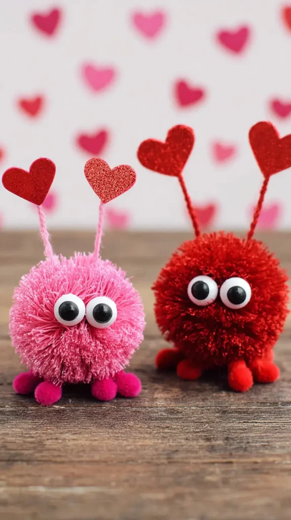 pom pom Valentine aliens