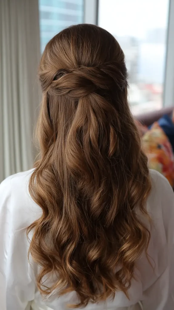wedding hairstyles, brunette