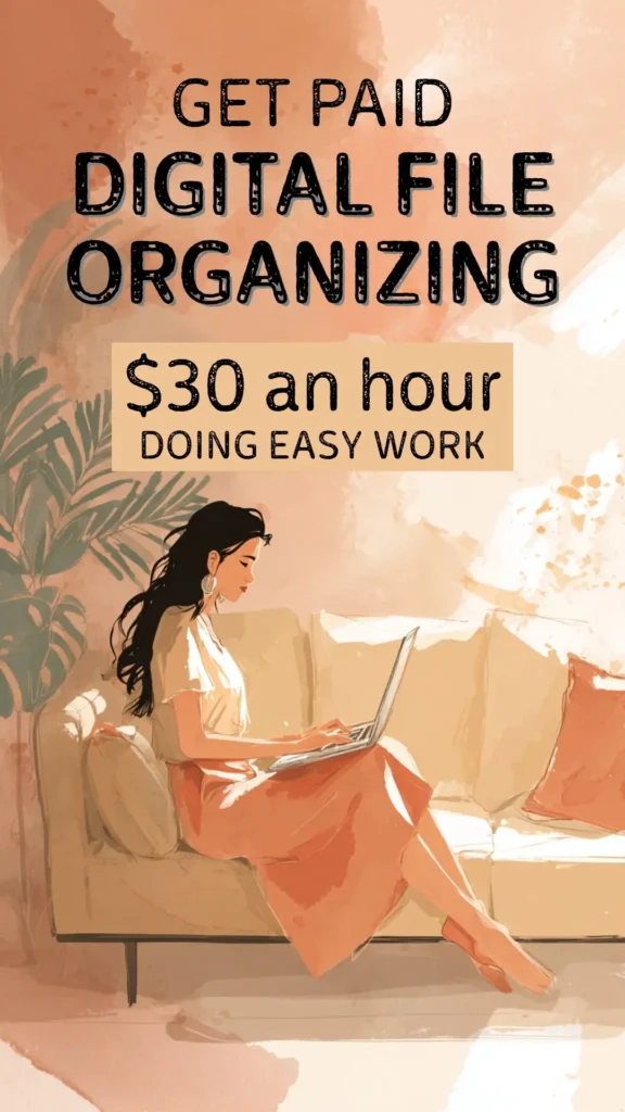 work from home digital file organizing