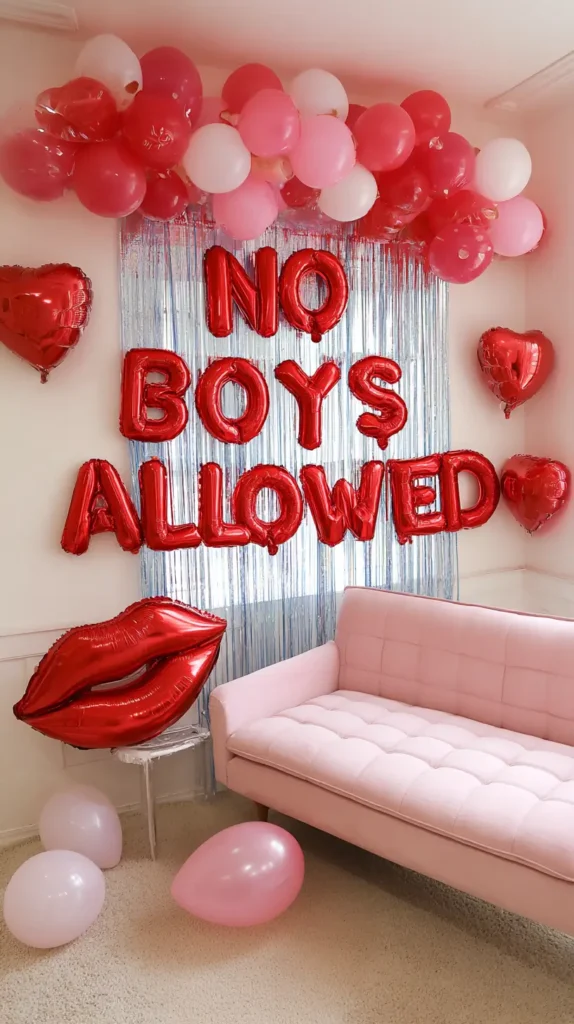 no boys allowed sign