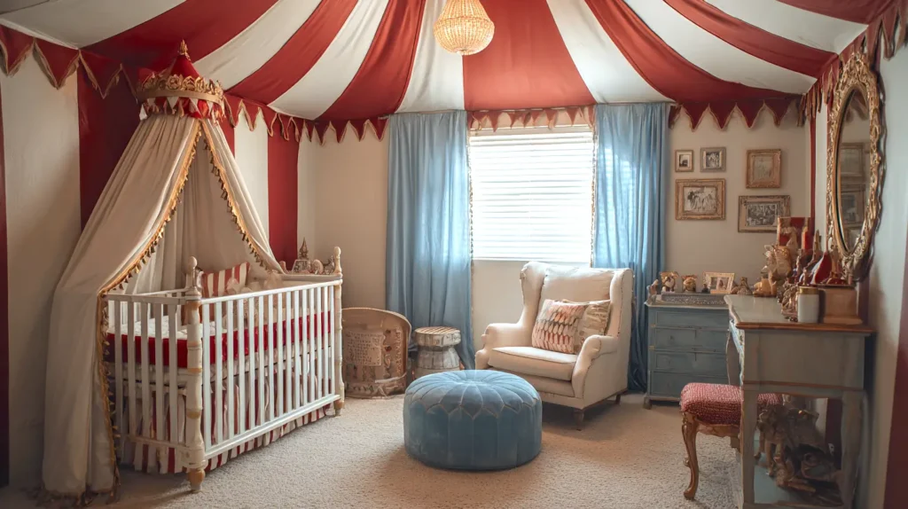 vintage circus nursery