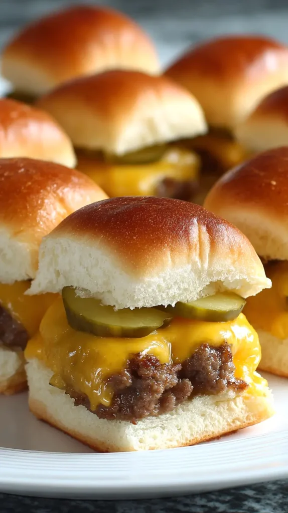 cheeseburger sliders