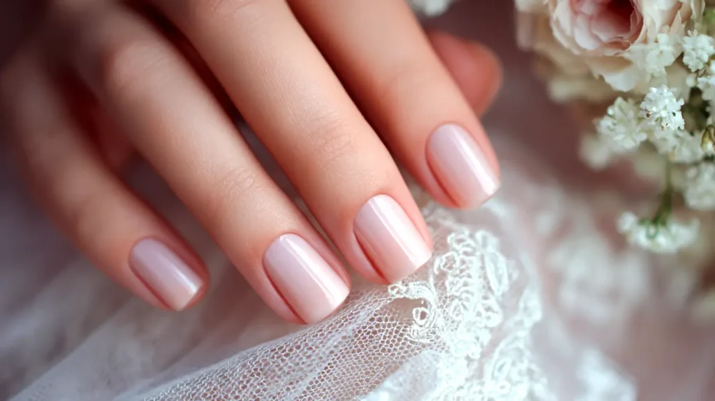 wedding nails for bride