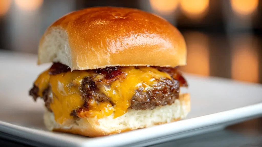 cheeseburger slider