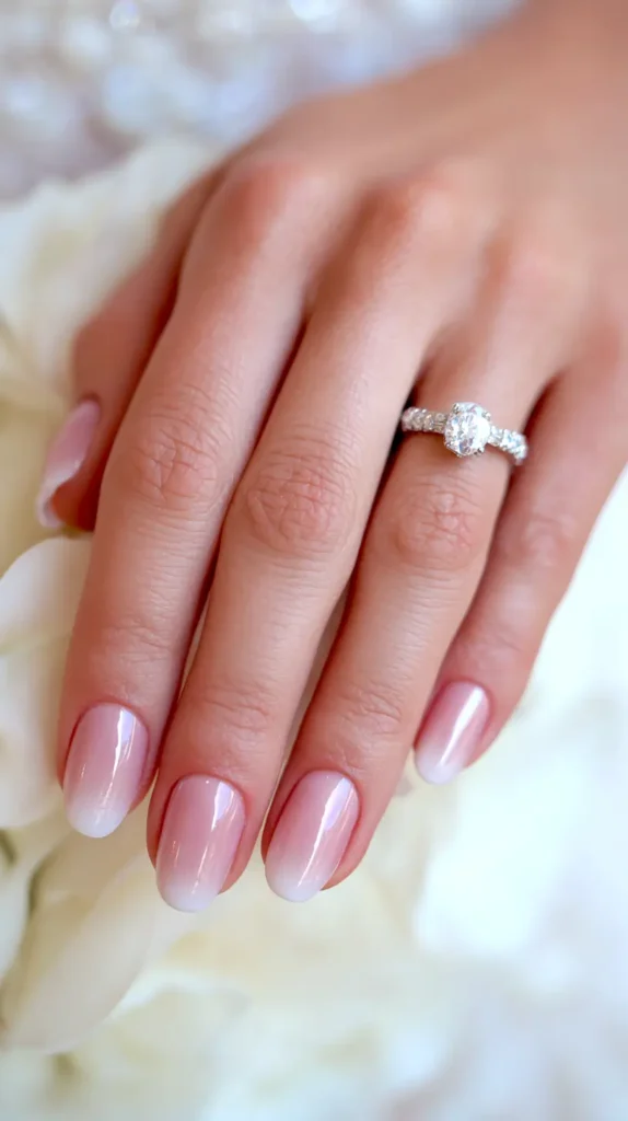 wedding nails for bride