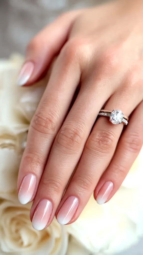 wedding nails for bride