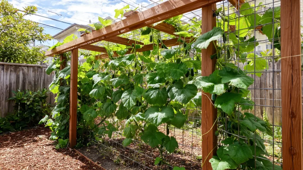 large cucumber trellis