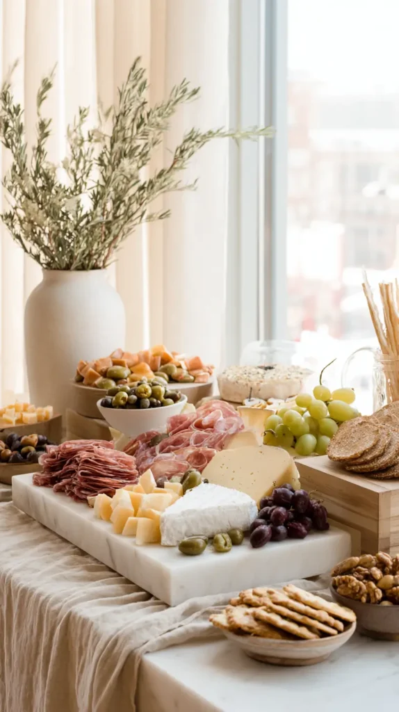 wedding grazing table