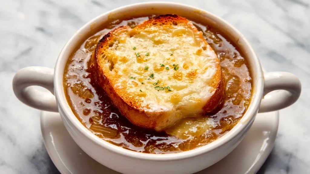 french onion soup bowl