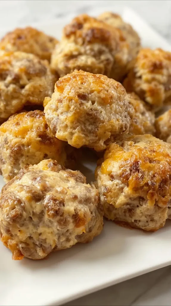sausage balls, pepper jack cheese