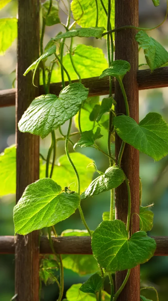 cucumber trellis