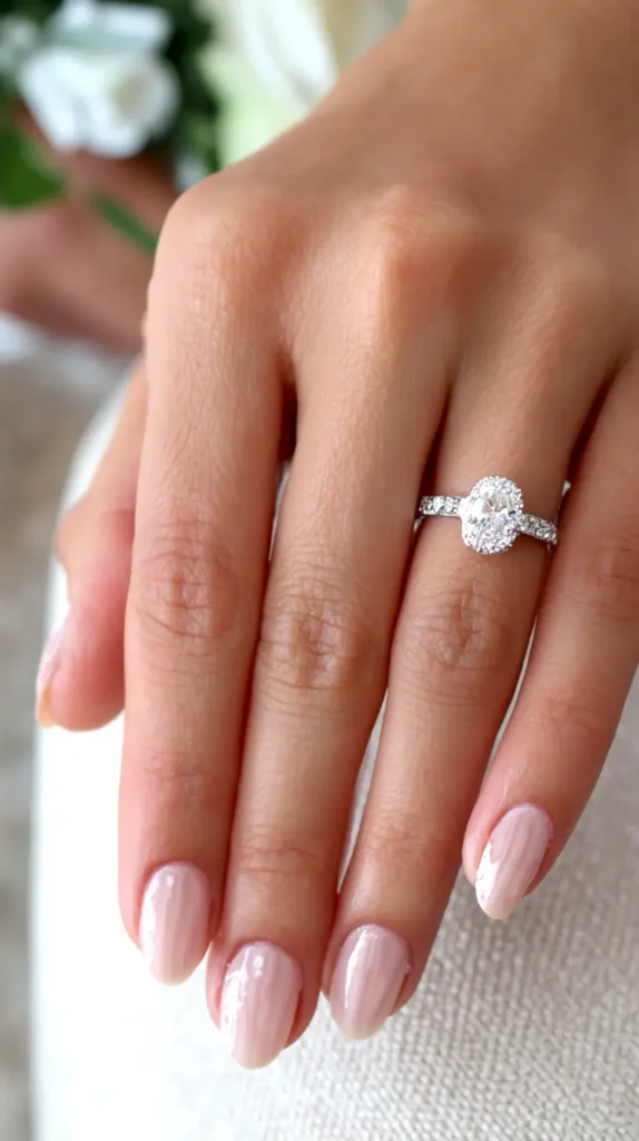 wedding nails for bride