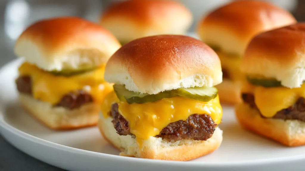 cheeseburger sliders