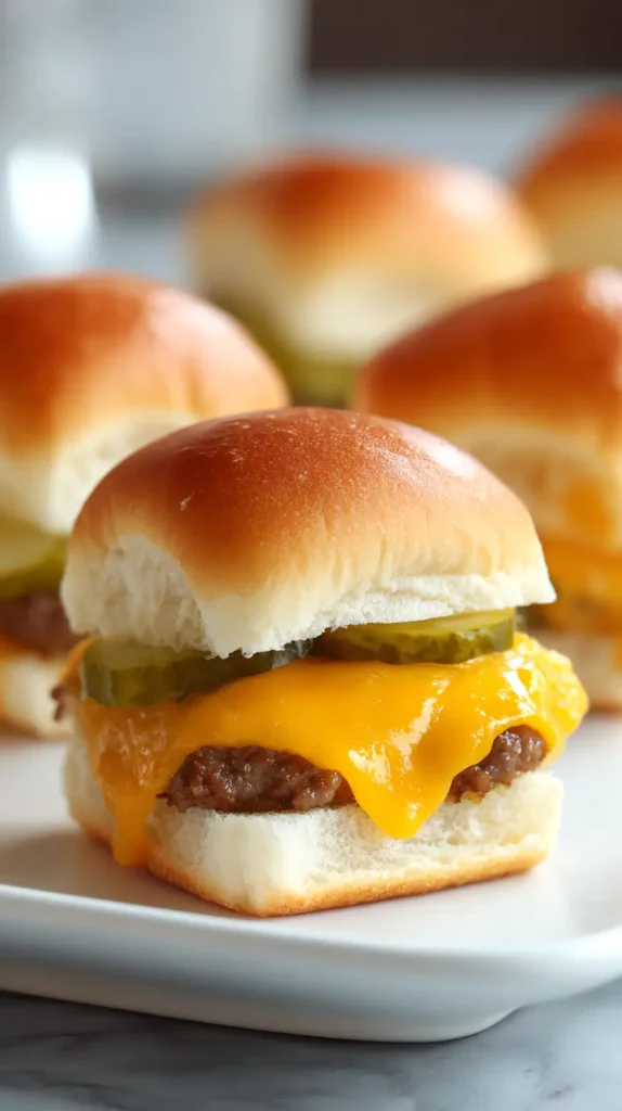 cheeseburger sliders