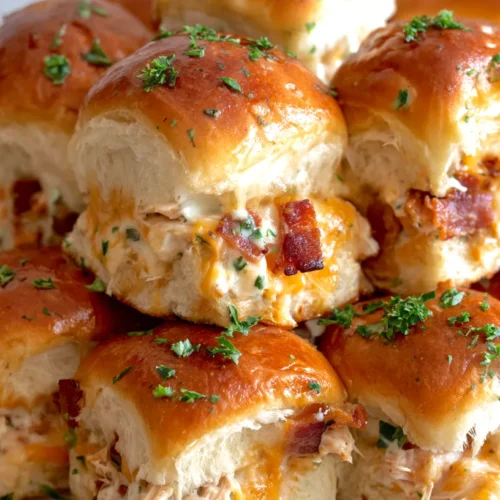 chicken bacon ranch sliders