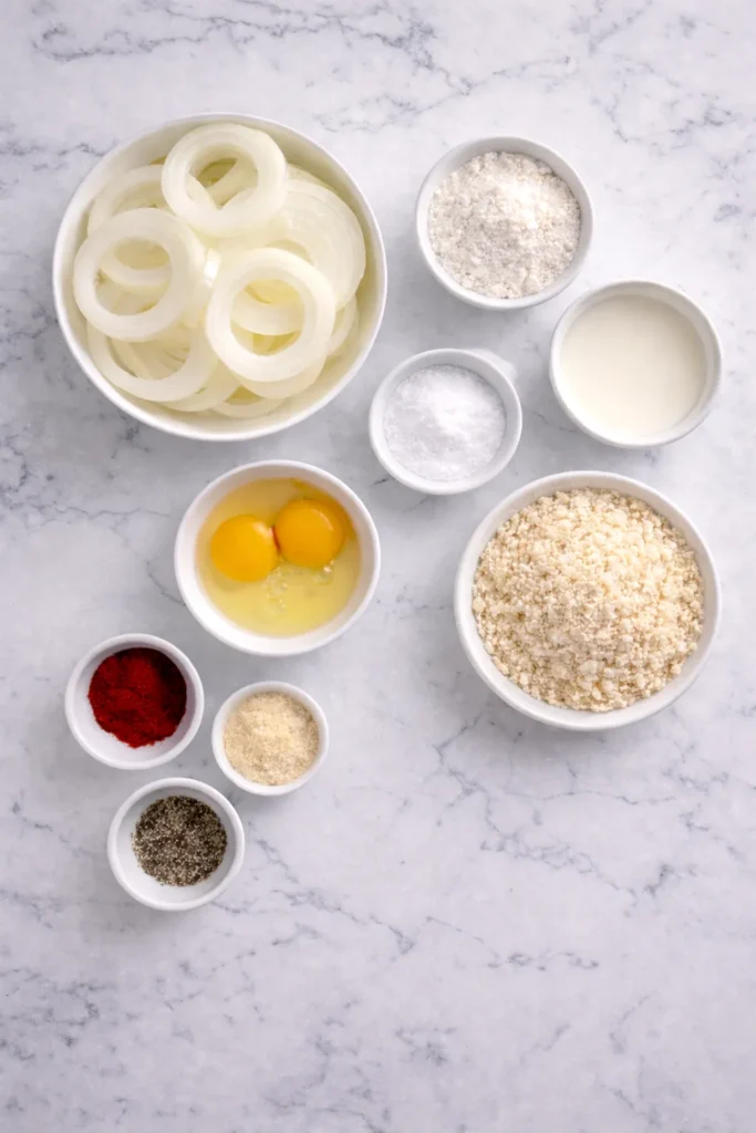 ingredients in the kitchen in small bowls