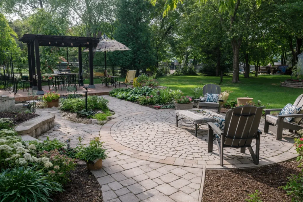 outdoor seating, gazebo