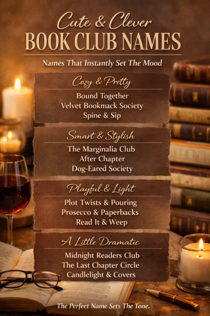 book club names