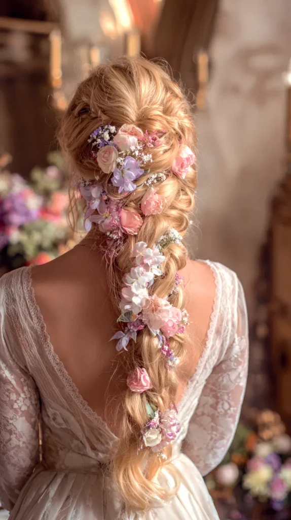long Rapunzel style hair style