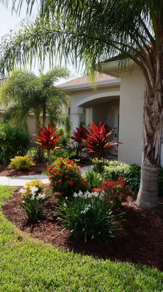 florida-style plants, house