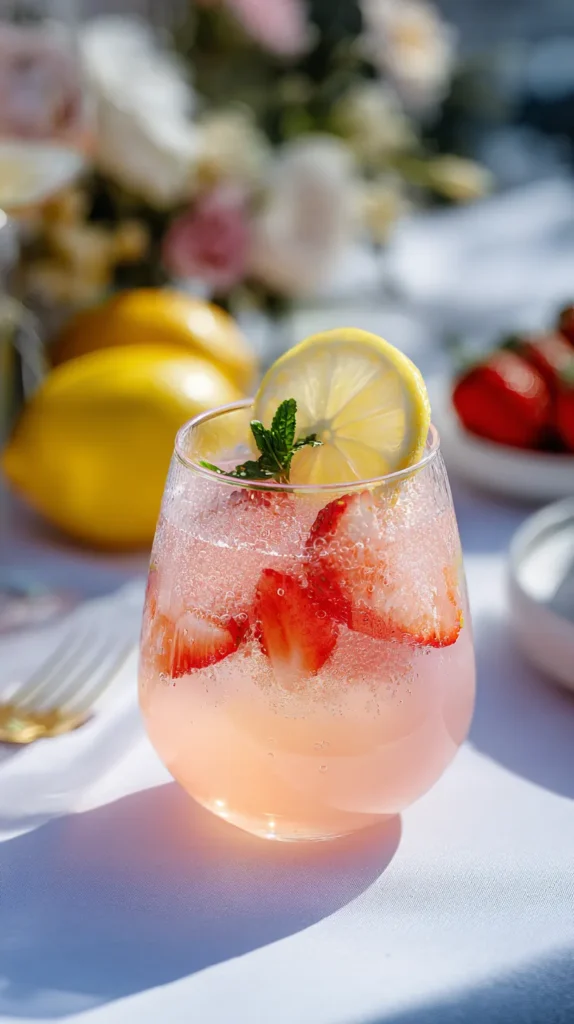 berry lemonade fizz cocktail