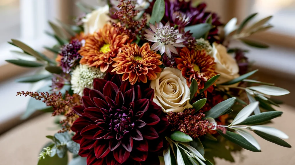 fall bridal bouquet