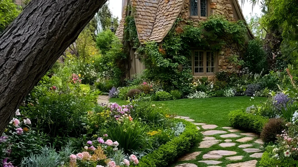 charming cottage garden