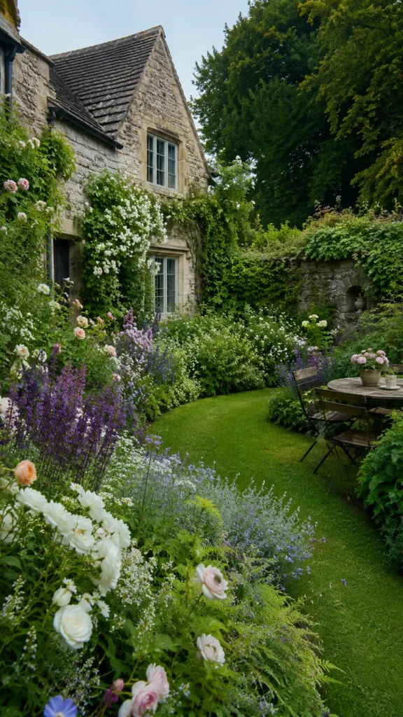 charming outdoor cottage garden