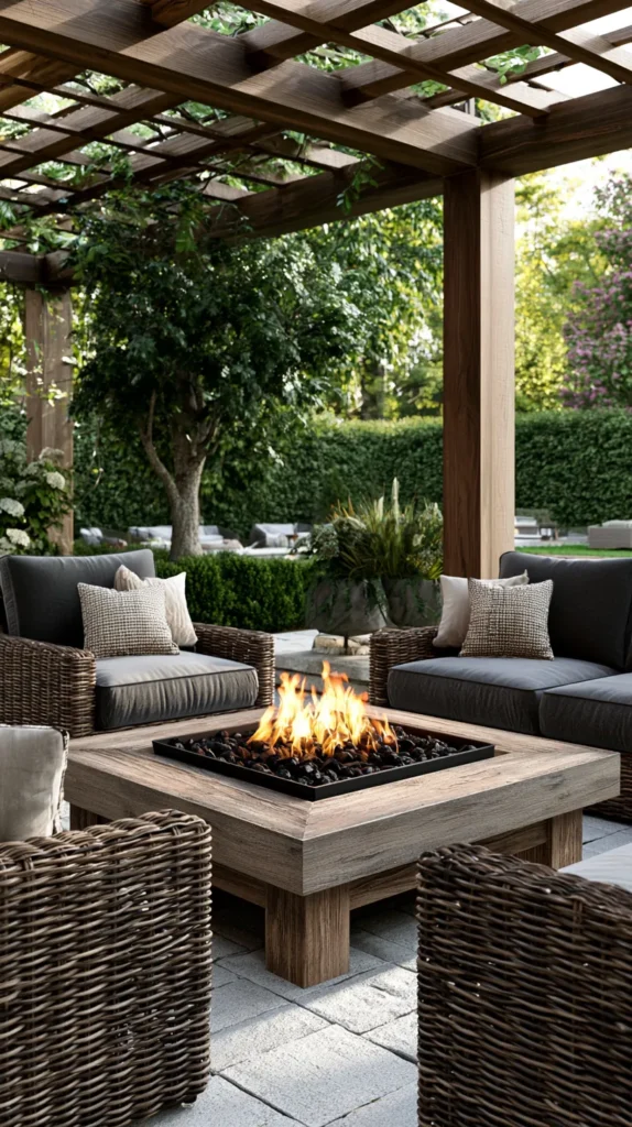 outdoor living space