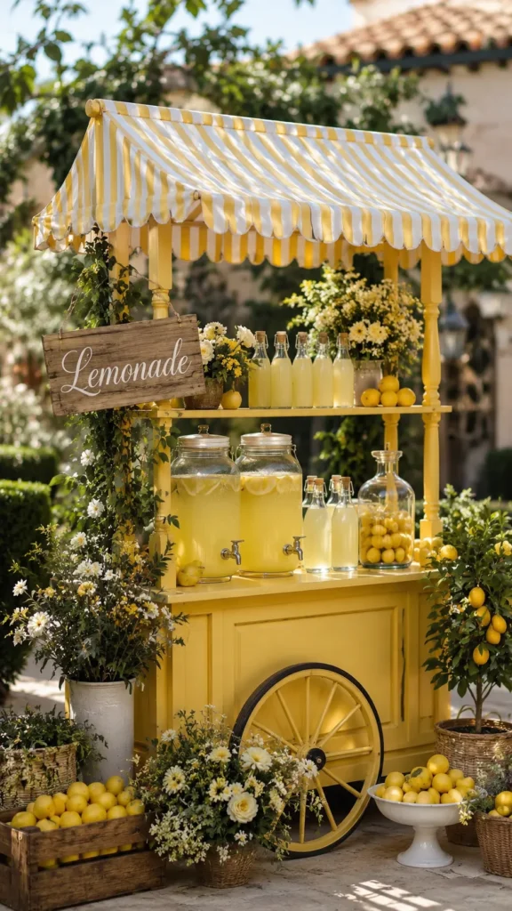lemonade stand outdoors