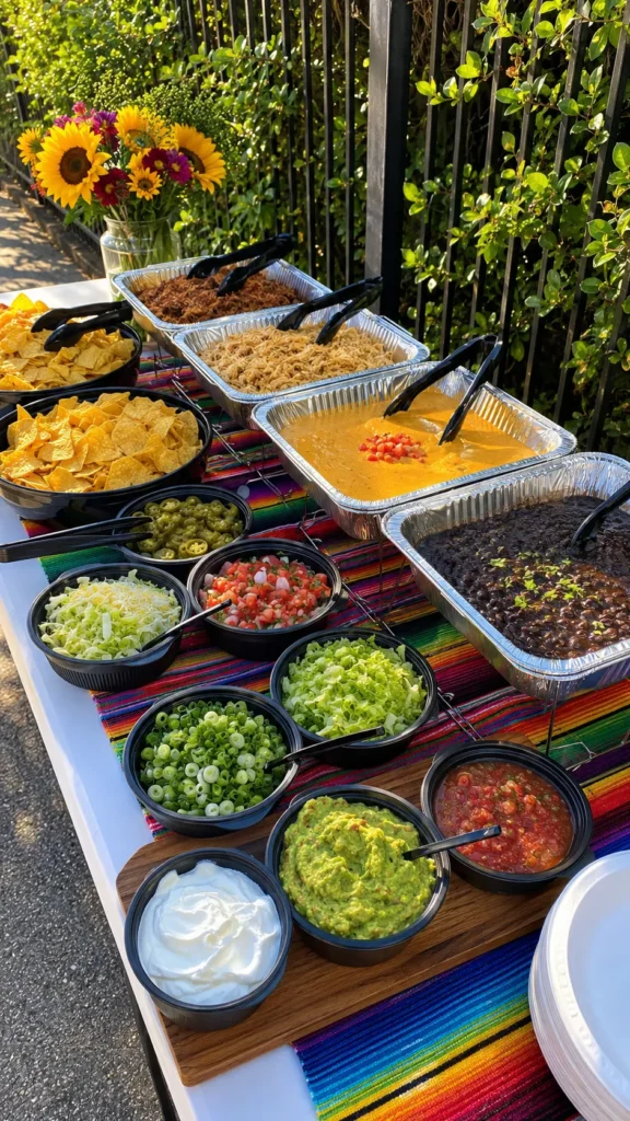 outdoor nacho bar