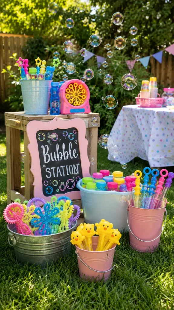 bubble station