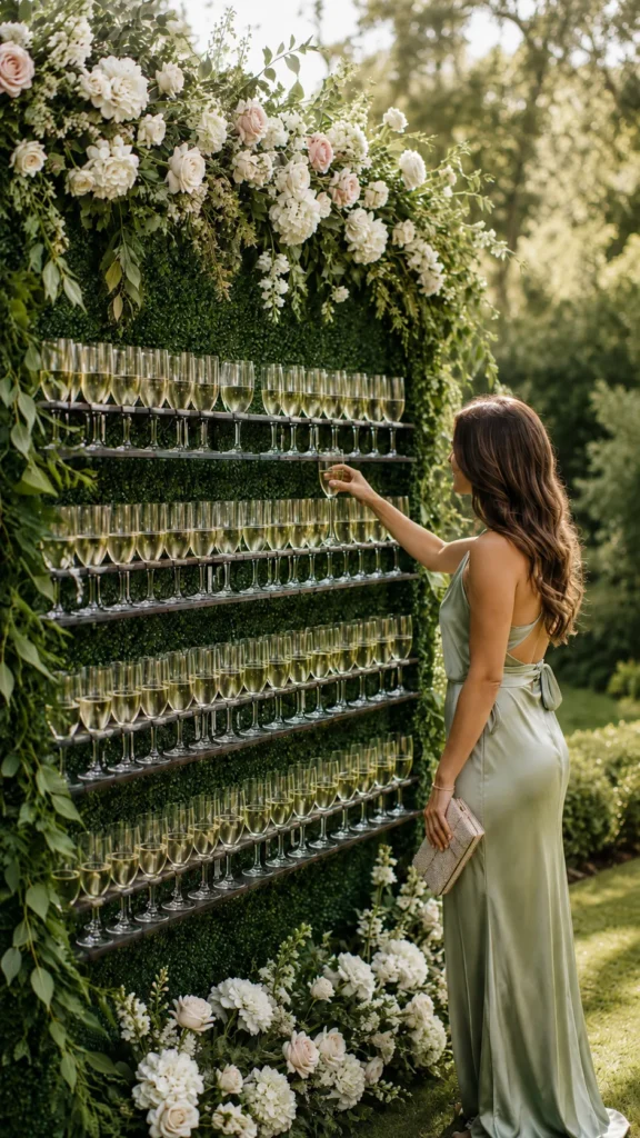 champagne wall